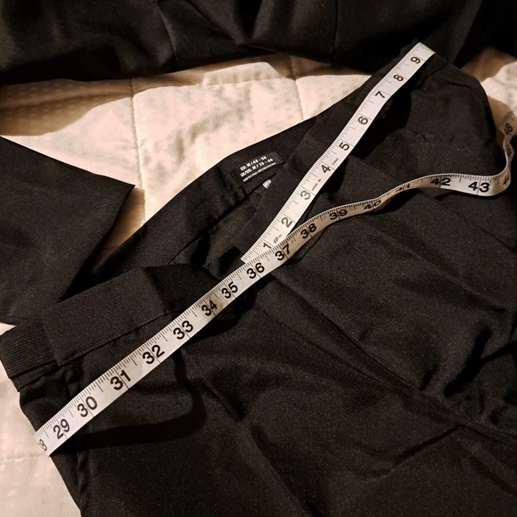 NWT- Unisex Black Suit pants, jacket & tie Mens Small-Woman MED/LG - Picture 8 of 10